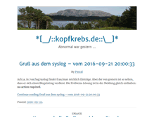 Tablet Screenshot of kopfkrebs.de